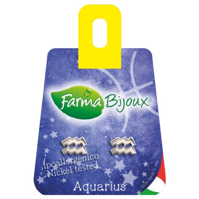Farma Bijoux Υποαλλεργικά Σκουλαρίκια Υδροχόος