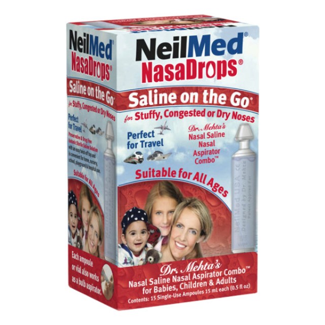 Neilmed NasaDrops Ampoules 15x15ml