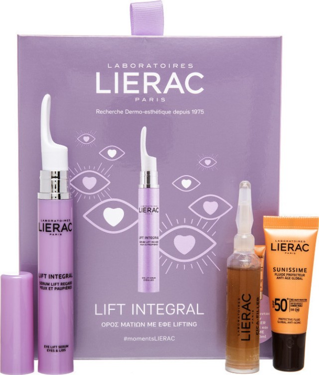 Lierac Lift Integral Serum Set Eye Serum 15ml & Cica Filler Serum 10ml & Sunissime Visage SPF 50+ 10ml
