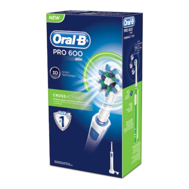 Oral-B Pro 600 Ηλεκτρική Οδοντόβουρτσα