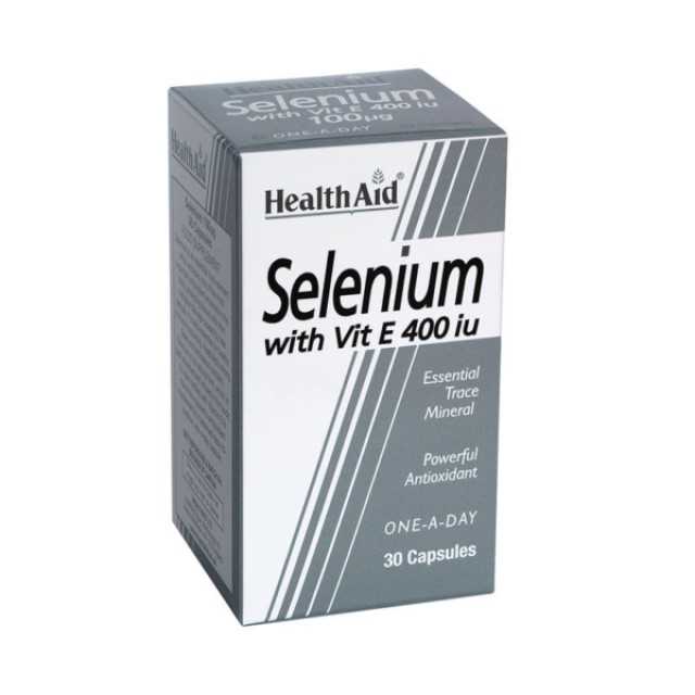 Health Aid Selenium 100μg With Vitamin E 400iu 30 capsules