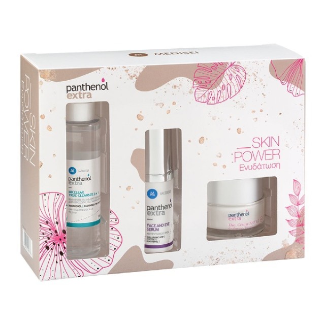 Panthenol Extra Skin Power Hydration Day Cream SPF15 50ml & Face & Eye Serum 30ml & Micellar 3in1 100ml