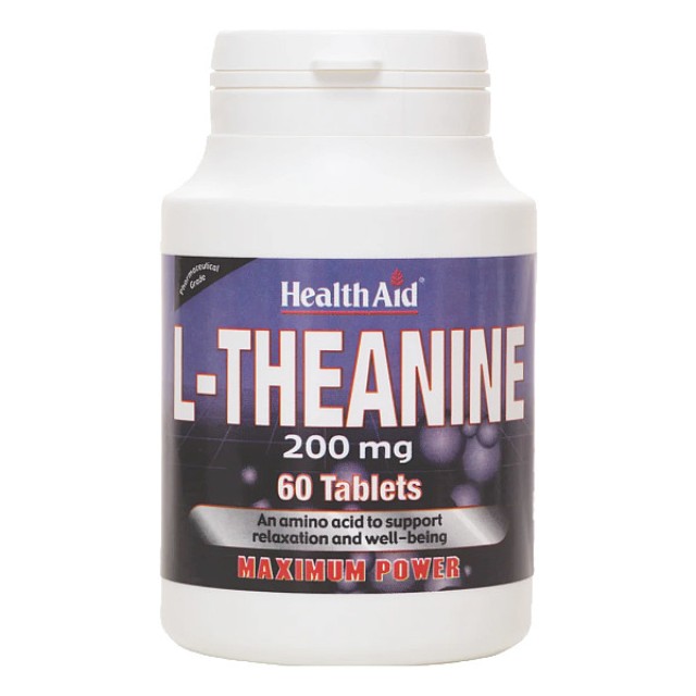 Health Aid L-Theanine 200mg 60 ταμπλέτες