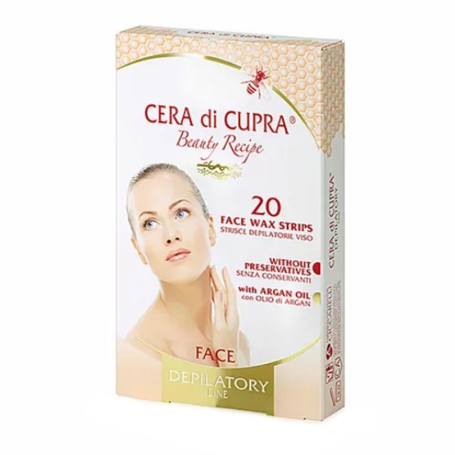 Cera di Cupra Facial Hair Removal Tapes 20 pieces
