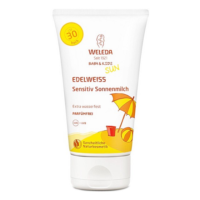 Weleda Edelweis Sunscreen Body Lotion for Sensitive Skin SPF30 150ml