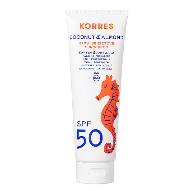 Korres Coconut & Almond Children's Sunscreen Lotion for Face & Body SPF50 250ml