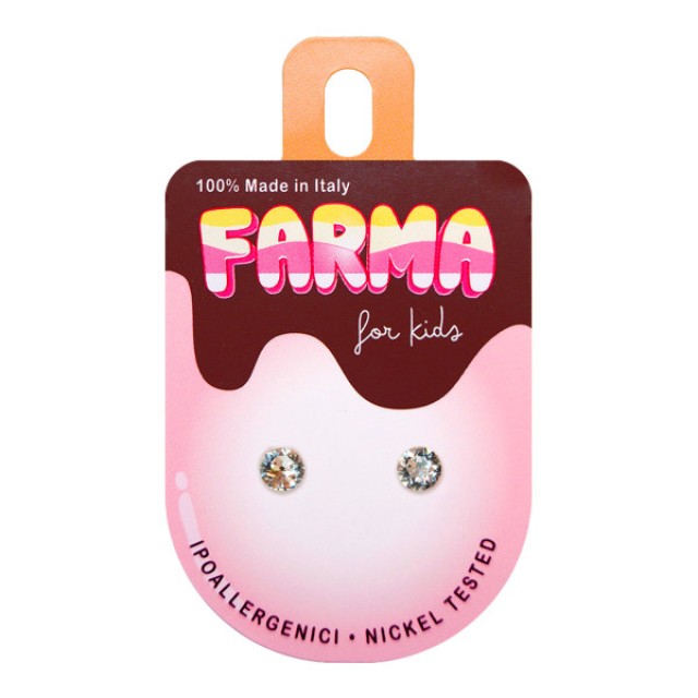 Farma Bijoux Earrings Crystals 4.1mm