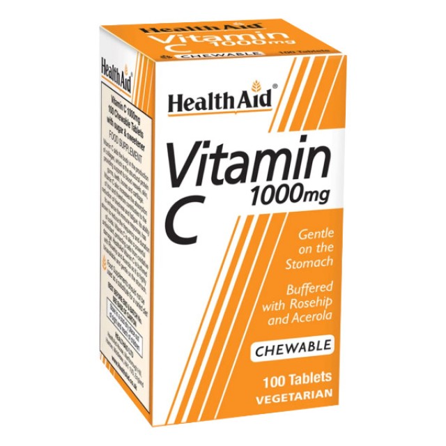 Health Aid Vitamin C 1000mg Chewable 100 μασώμενες ταμπλέτες