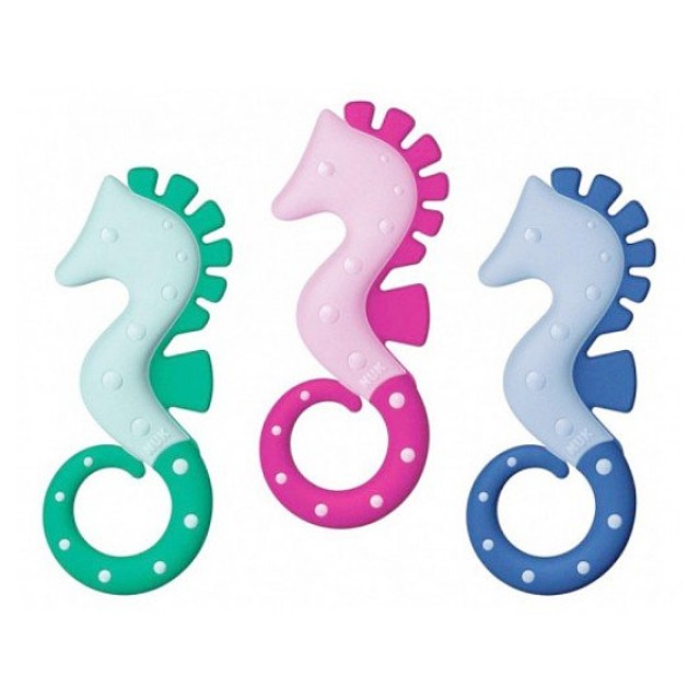 Nuk All Stages Teether Hippocampus Various Colors 3m+ 1 piece