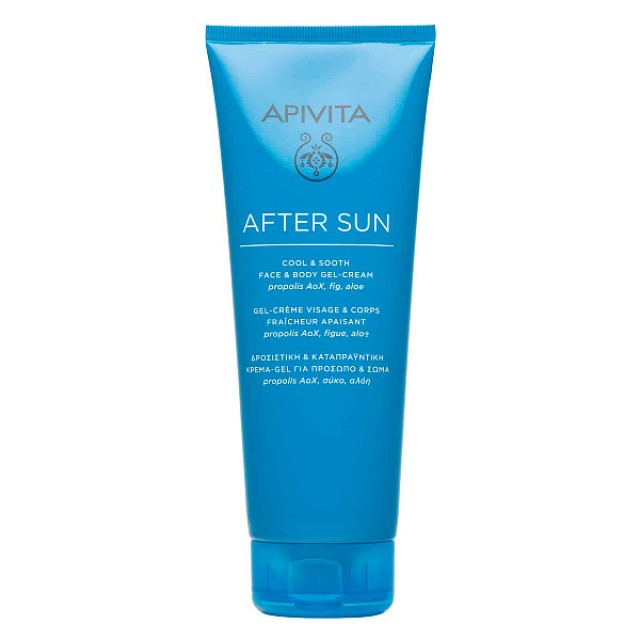 Apivita After Sun Cool and Sooth Face and Body Gel-Cream 200ml