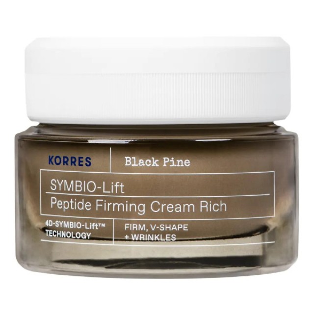 Korres Black Pine SYMBIO-Lift Peptide Firming Cream Rich 40ml