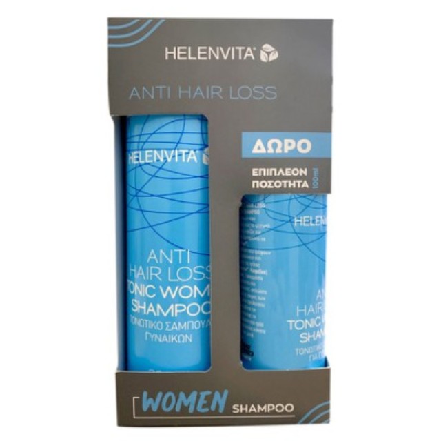 Helenvita Anti Hair Loss Tonic Women Shampoo 200ml & Δώρο 100ml