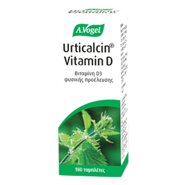 A.Vogel Urticalcin Vitamin D 180 ταμπλέτες