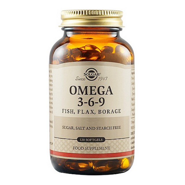 Solgar Omega 3-6-9 120 μαλακές κάψουλες