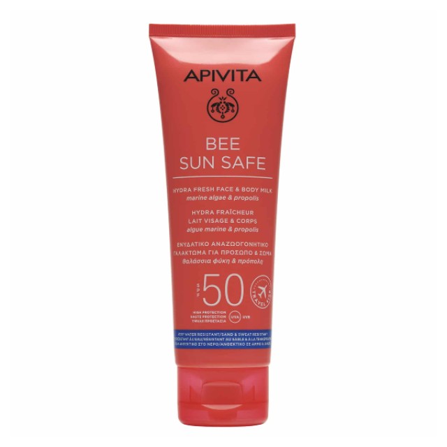 Apivita Bee Sun Hydra Face & Body Milk SPF50 Travel Size 100ml