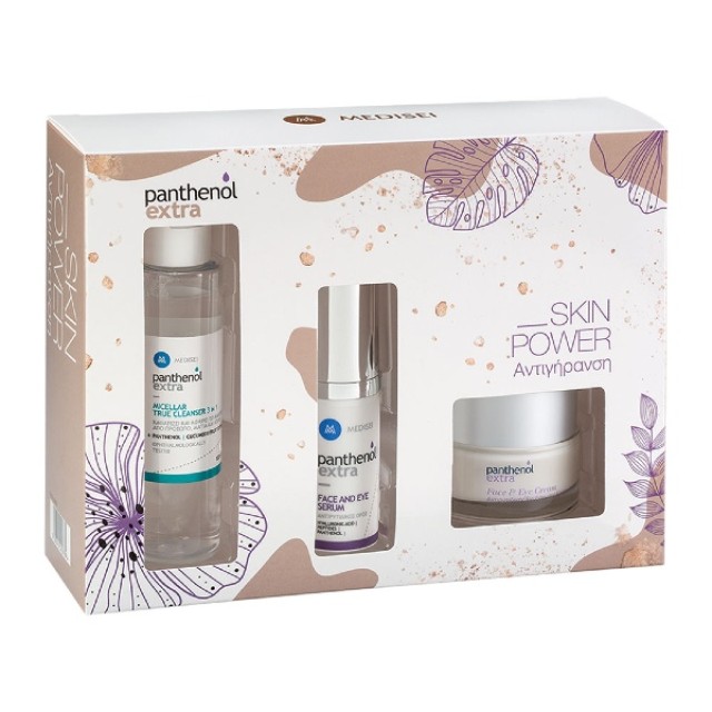 Panthenol Extra Skin Power Αντιγήρανση Face & Eye Cream 50ml & Face & Eye Serum 30ml & Micellar 3in1 100ml