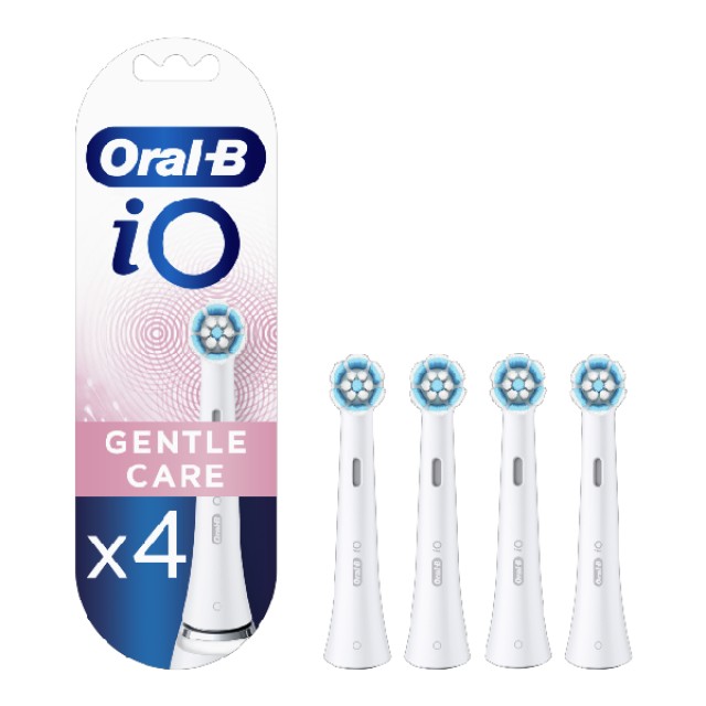 Oral-B iO Gentle Care White Brush Heads 4 pcs