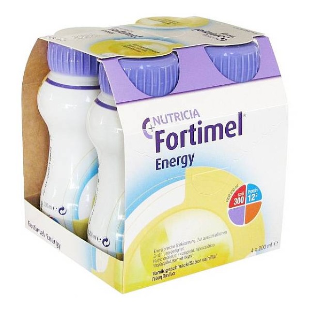 Nutricia Fortimel Energy Vanilla 4x200ml