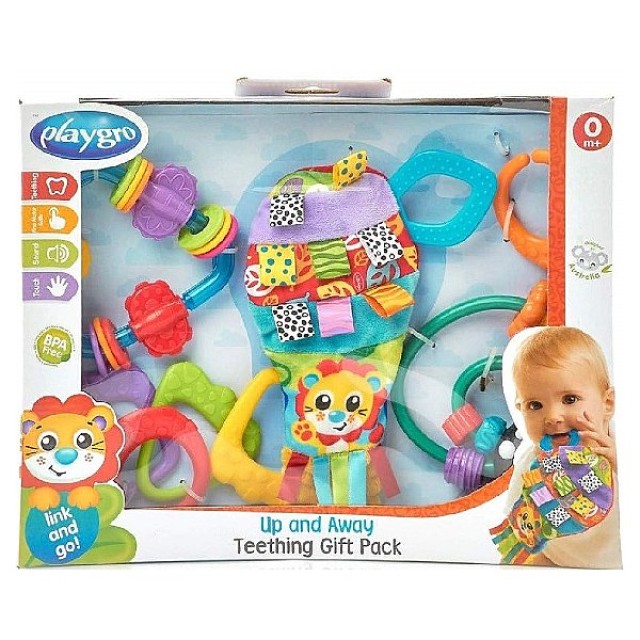 Playgro Up And Away Teething Gift Pack 0m+