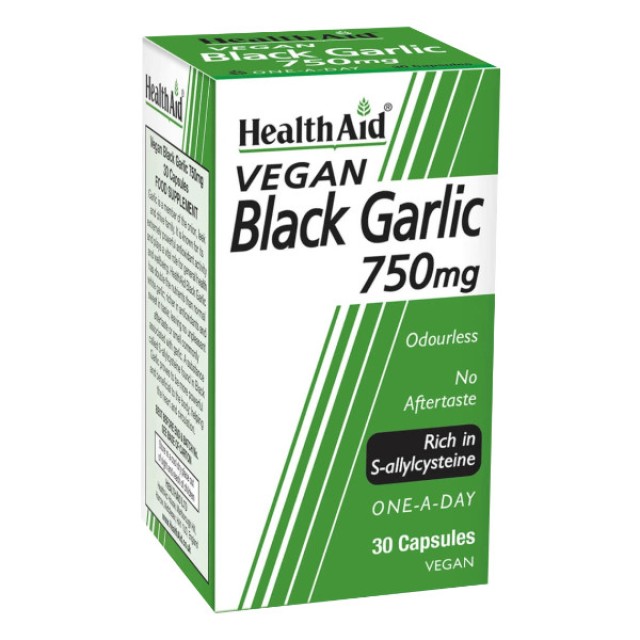 Health Aid Black Garlic 750mg 30 κάψουλες