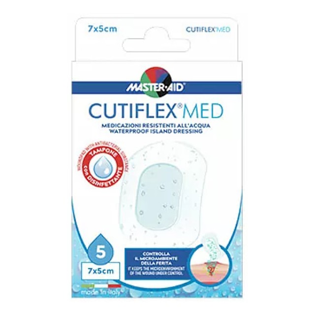 Master Aid Cutiflex Waterproof 7x5cm 5 τεμάχια