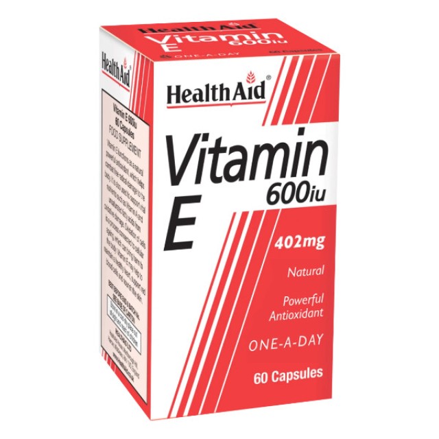 Health Aid Vitamin E 600iu 60 κάψουλες
