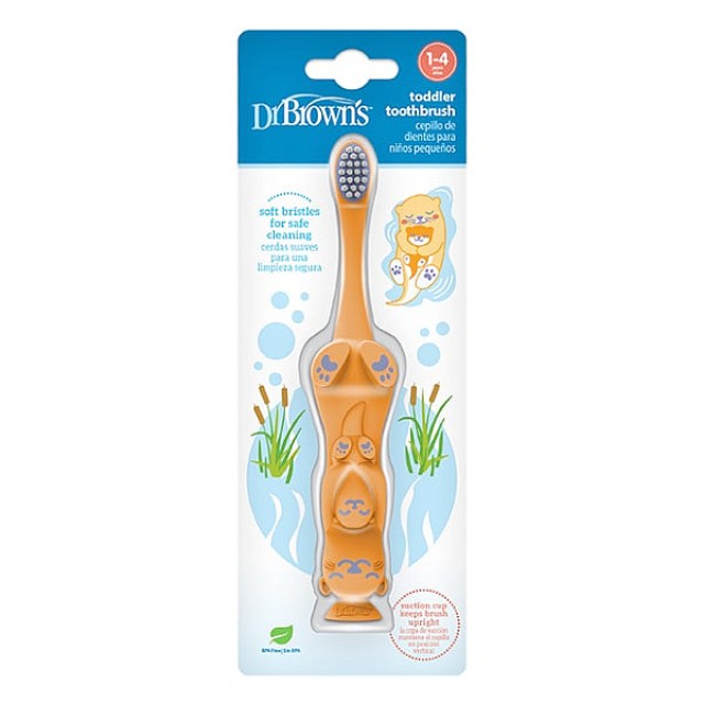 Dr. Brown's Toddler Toothbrush 1-4y Βίδρα 1 τεμάχιο