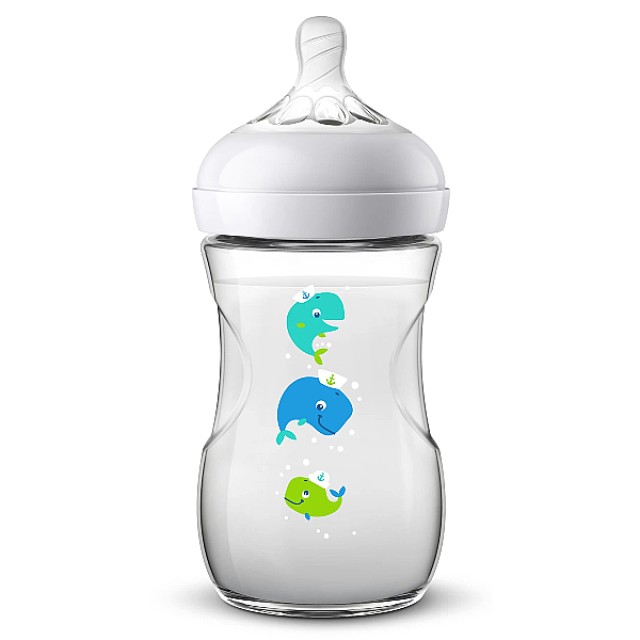 Philips Avent Bottle Natural Whale 1m+ 260ml