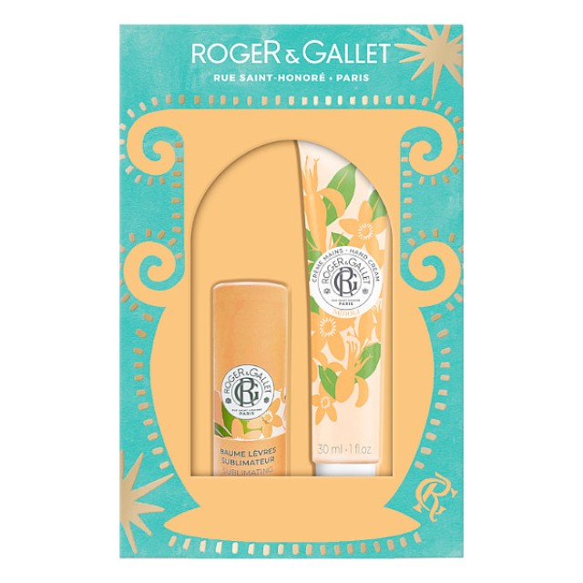 Roger & Gallet Neroli Hand Cream 30ml & Sublimating Lip Balm 3.5g