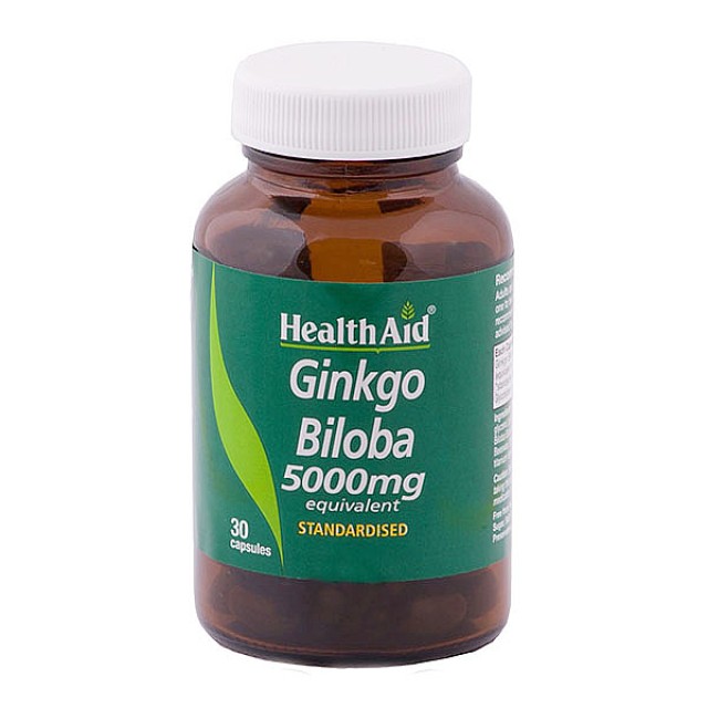 Health Aid Ginkgo Biloba 5000mg 30 κάψουλες