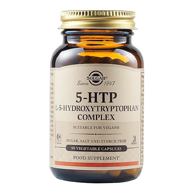 Solgar 5-HTP L-5-Hydroxytryptophan Complex 90 capsules