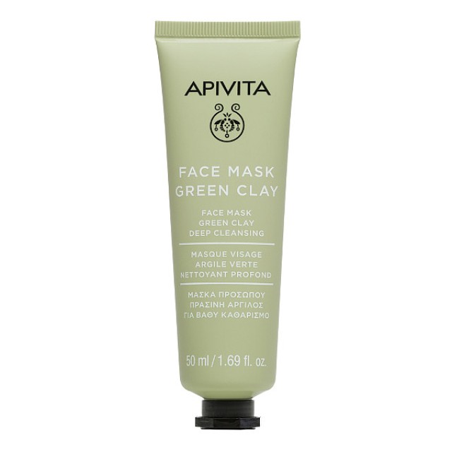 Apivita Deep Cleansing Face Mask Green Clay 50ml