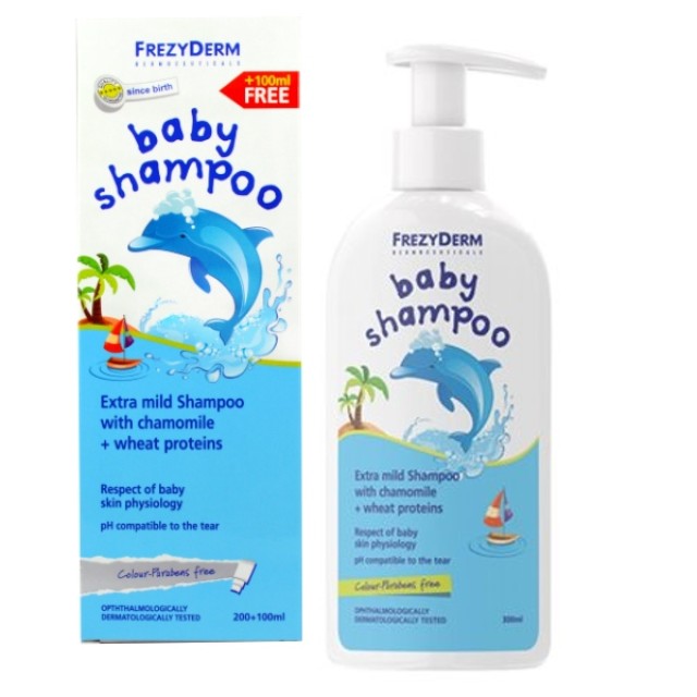 Frezyderm Baby Shampoo Βρεφικό Σαμπουάν 200ml & Δώρο 100ml