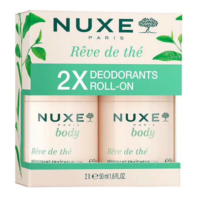 Nuxe Reve de The Fresh-Feel Deodorant 24h 2x50ml