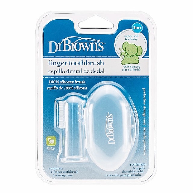 Dr. Brown's Finger Toothbrush 1 τεμάχιο
