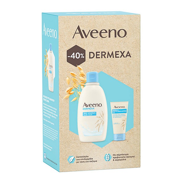 Aveeno Dermexa Promo Υγρό Καθαρισμού 300ml & Βάλσαμο κατά του Κνησμού 75ml