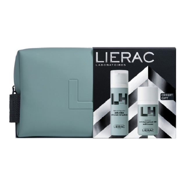 Lierac Homme Global Anti-Aging Fluid 50ml & Deodorant Roll-On 50ml