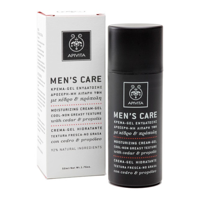 Apivita Men's Care Moisturizing Cream-Gel 50ml