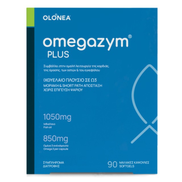 Olonea Omegazym Plus 90 κάψουλες
