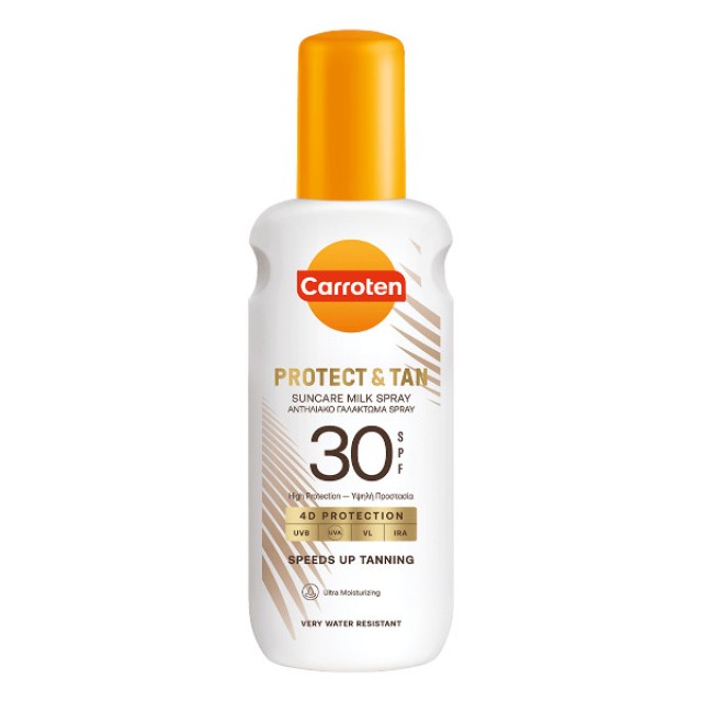 Carroten Protect and Tan Suncare Milk Spray SPF30 200ml
