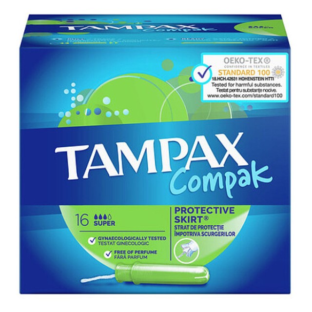 Tampax Compak Super 16 τεμάχια