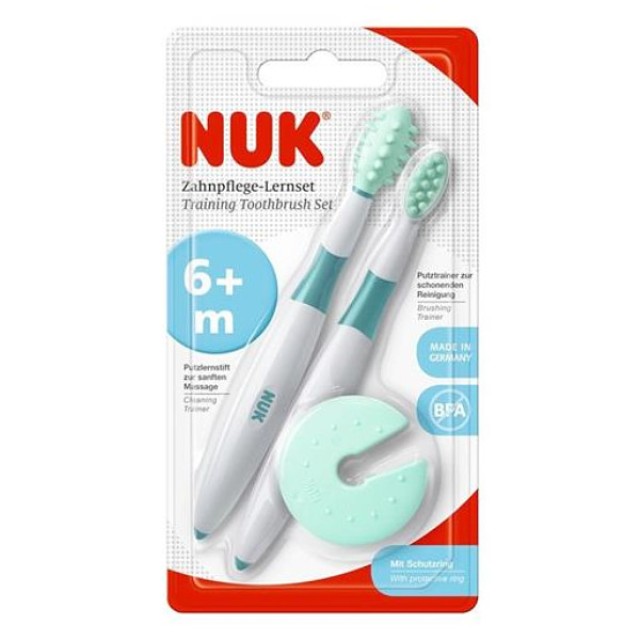 Nuk Training Toothbrush Set 6m+ 2 τεμάχια