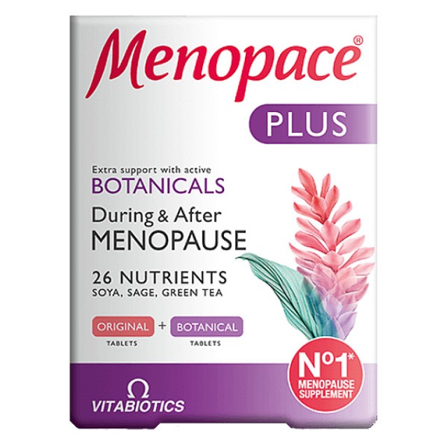 Vitabiotics Menopace Plus 28 + 28 tablets
