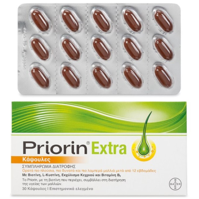 Priorin Extra 30 κάψουλες