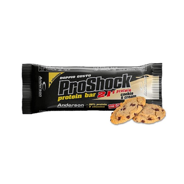 Anderson ProShock Cookie & Cream Protein Bar 1 Τεμάχιο