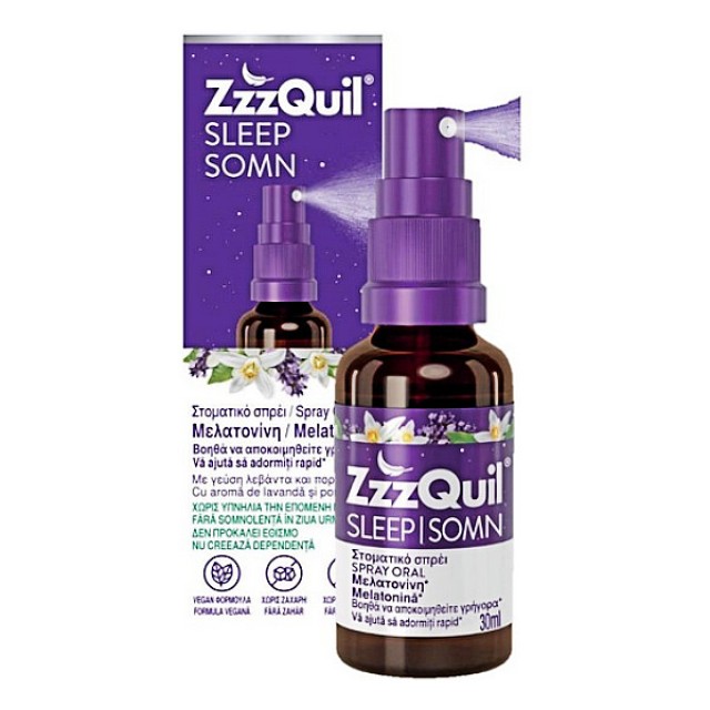 ZzzQuil Sleep Somn Spray γεύση Λεβάντα-Πορτοκάλι 30ml