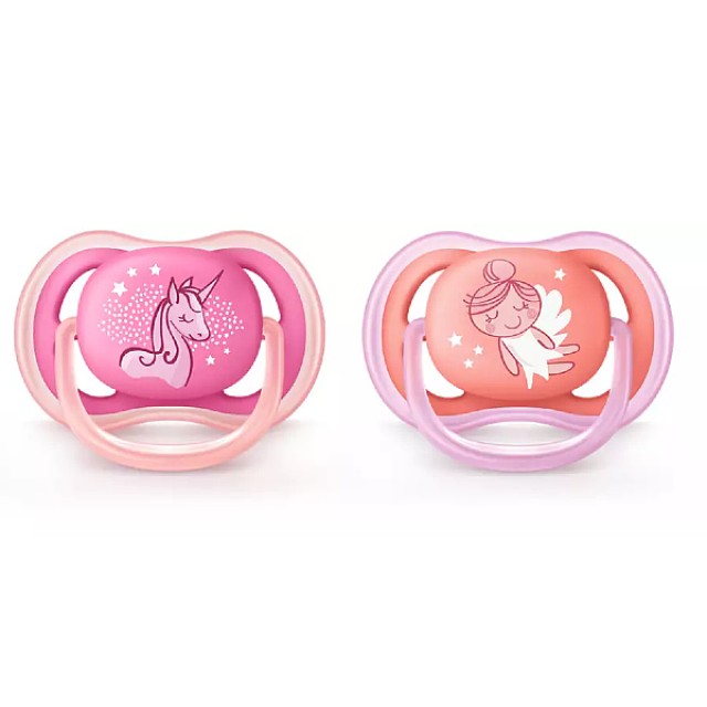 Philips Avent Ultra Air Orthodontic Pacifier Unicorn-Fairy 6-18m 2 pieces