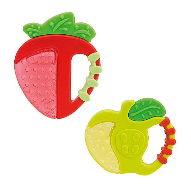 Chicco Cooling Teething Ring Strawberry or Apple 4m+ 1 piece