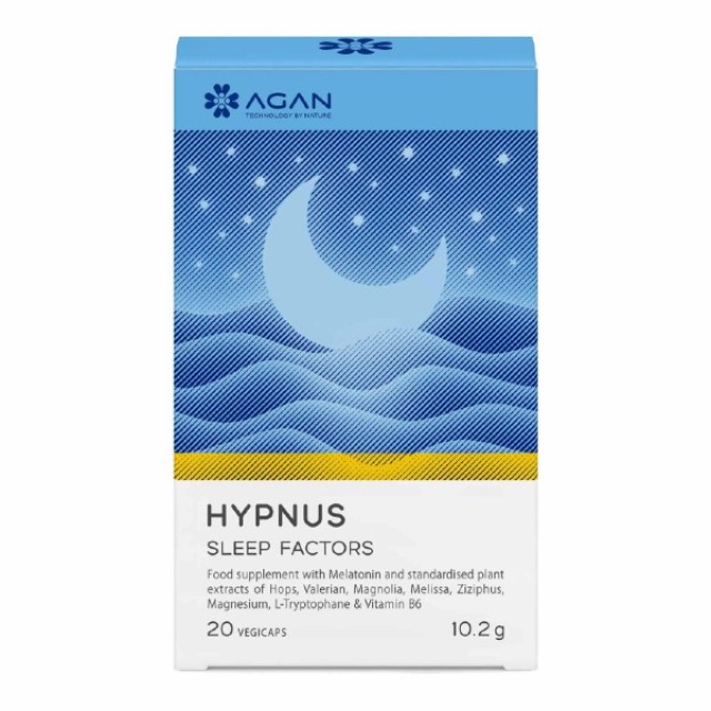 Agan Hypnus Sleep Factors 20 herbal capsules