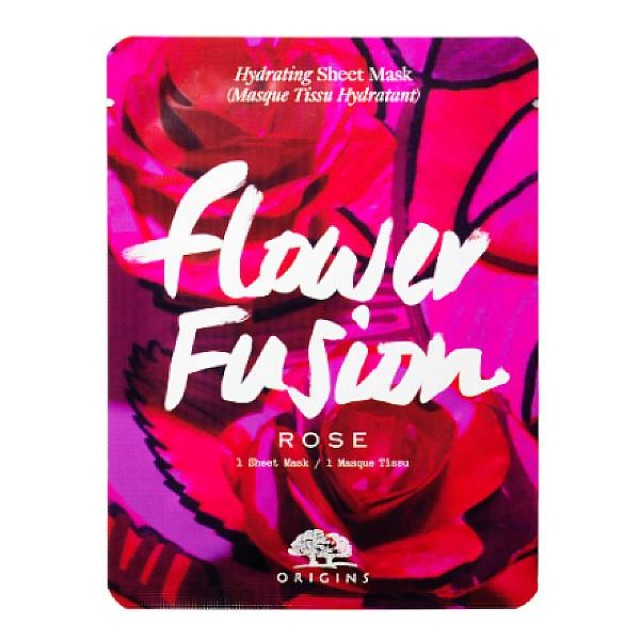 Origins Flower Fusion Sheet Mask Rose 1 τεμάχιο